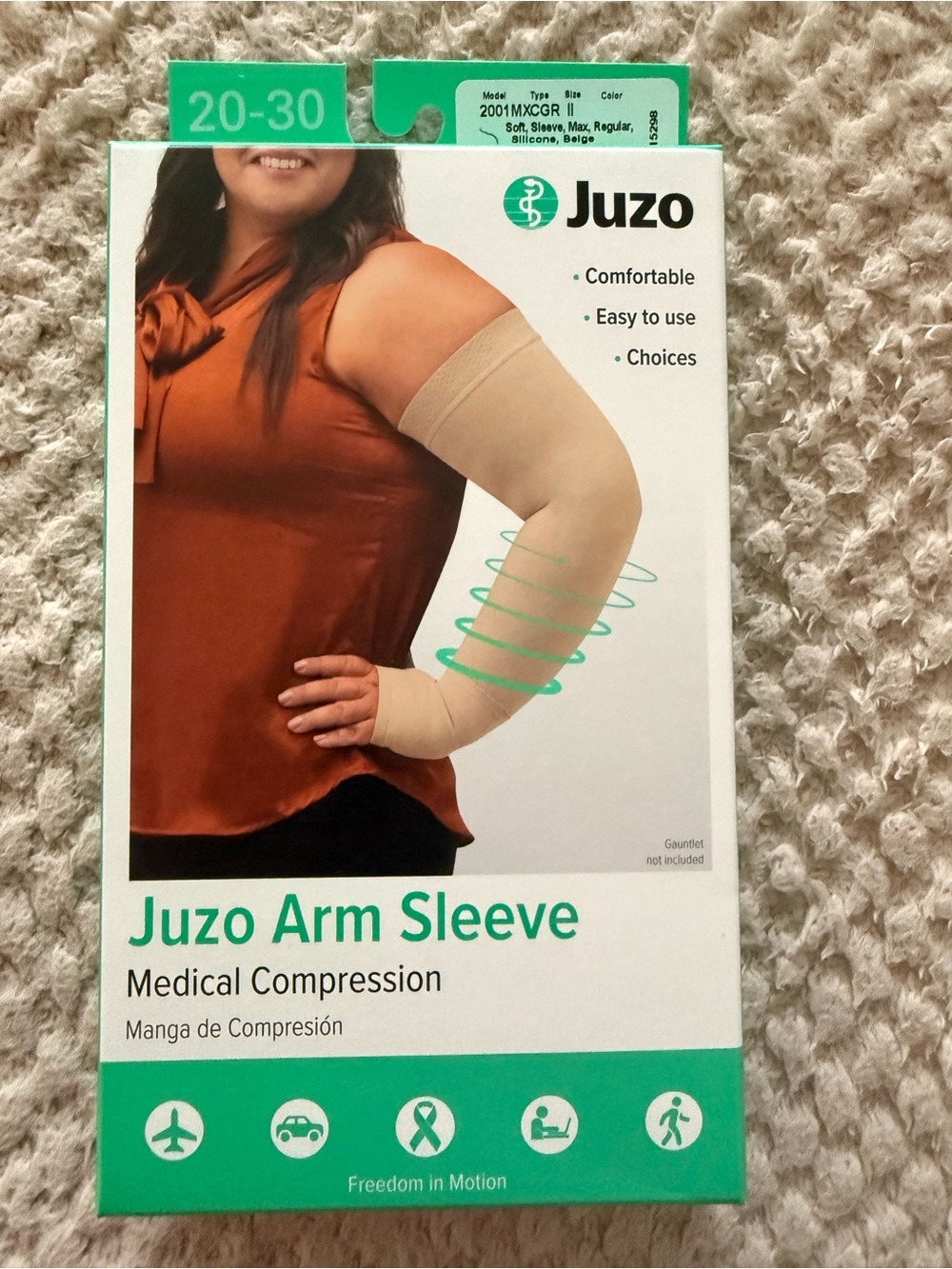 Arm Sleeve Medical Compression – Beige